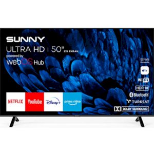 Sunny SN50FMN252 50" 127 Ekran Uydu Alıcılı 4K Ultra HD webOS Smart (Cerçevesiz) LED TV