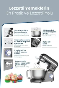 Goldmaster Supermix 1500 W 5.5 lt Stand Mixer