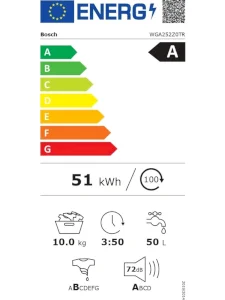 Bosch WGA252Z0TR 10 kg 1200 rpm Washing Machine